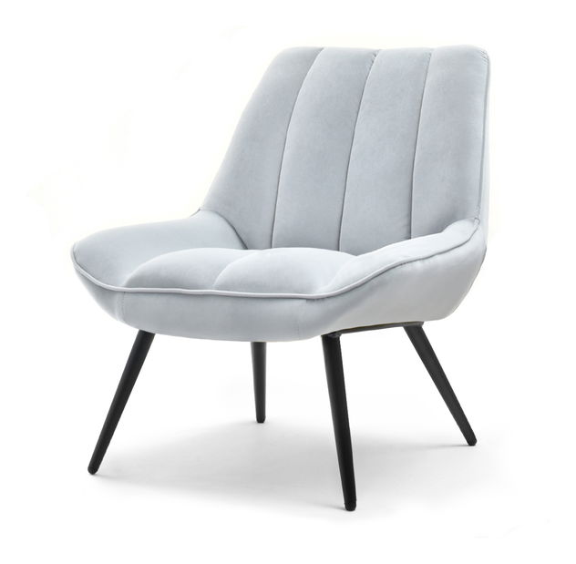 Kreslo Zolta (sivá + čierna)