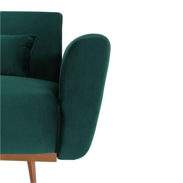 Rozkladacia pohovka Fastinna (smaragdová)