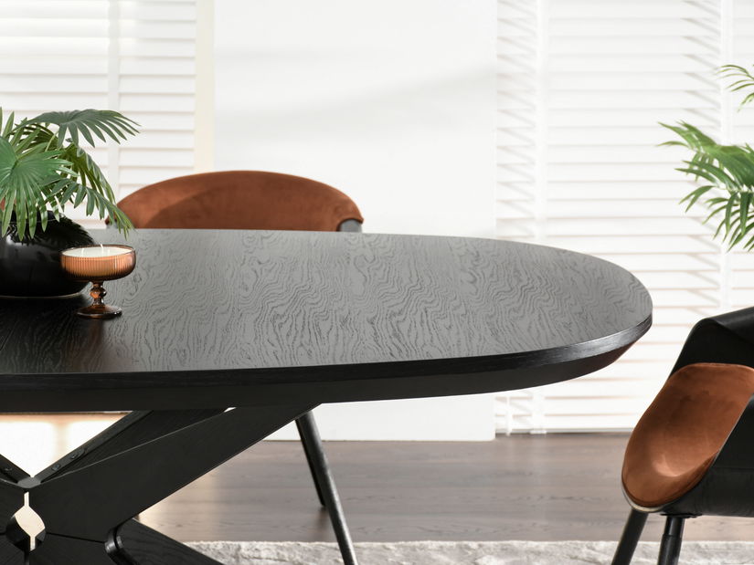 Masă sufragerie Santander (negru)