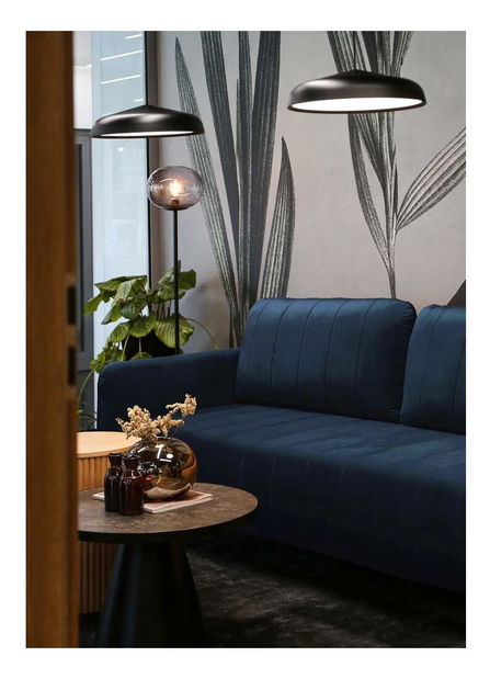 Háromszemélyes kanapé Newbie (tengerészkék + fekete)