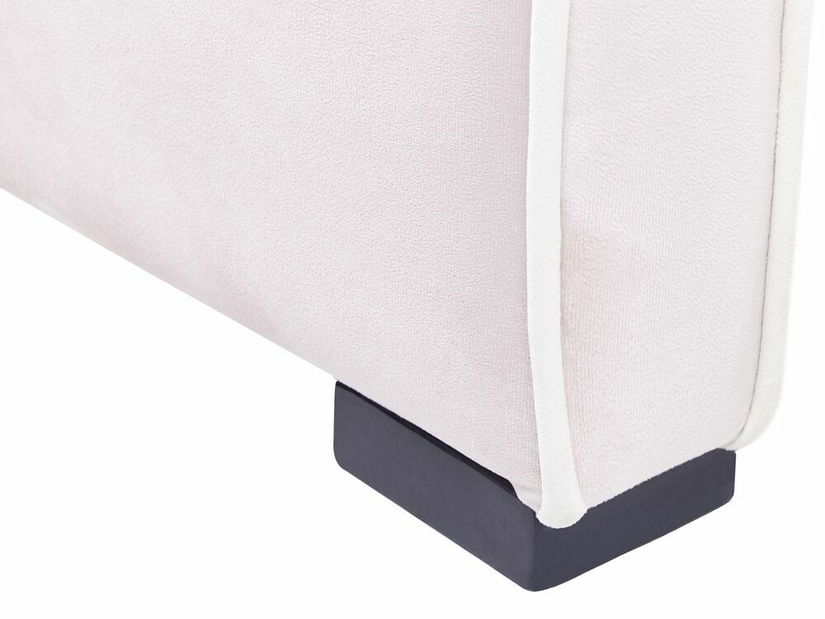 Jednolôžková posteľ 200 x 90 cm Tully (ružová) (s roštom)