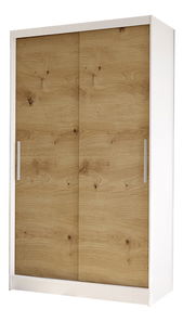 Dulap de haine Coletta I (Alb + Stejar artisan)