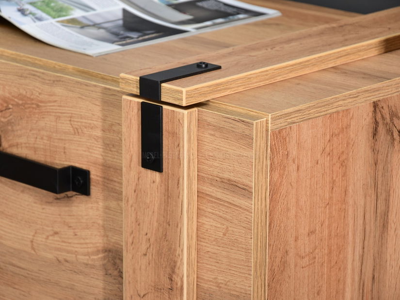 Set za dnevni boravak Suspendera SH06 (hrast + crna)