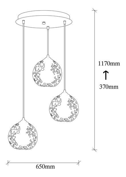 Stropné svietidlo Fellia 787