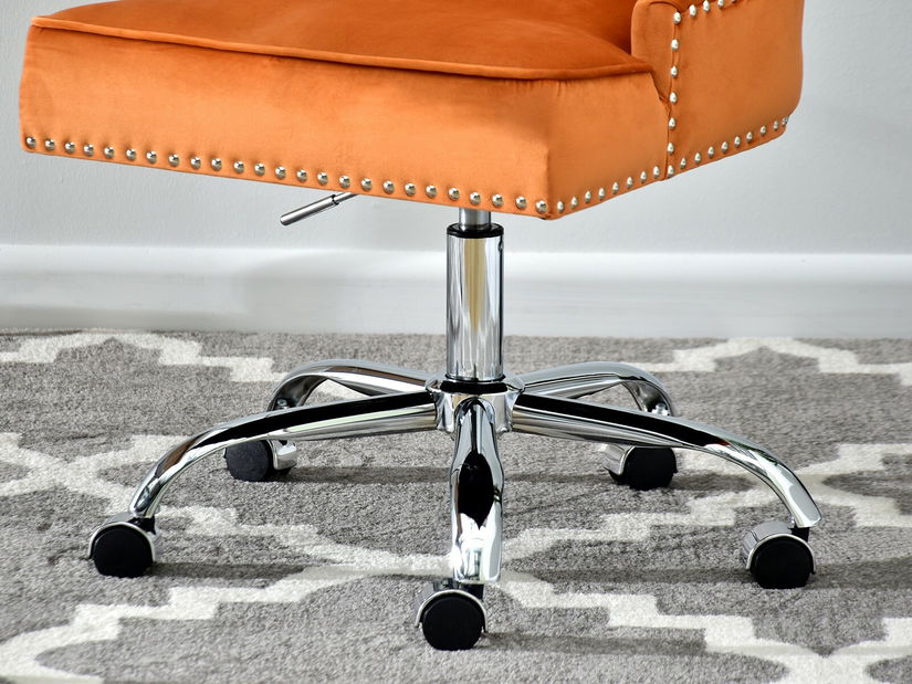 Stolica Sonia (narančasta + krom)