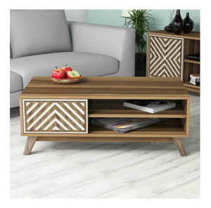 Stolić za kavu Ivonne (orah + krem)