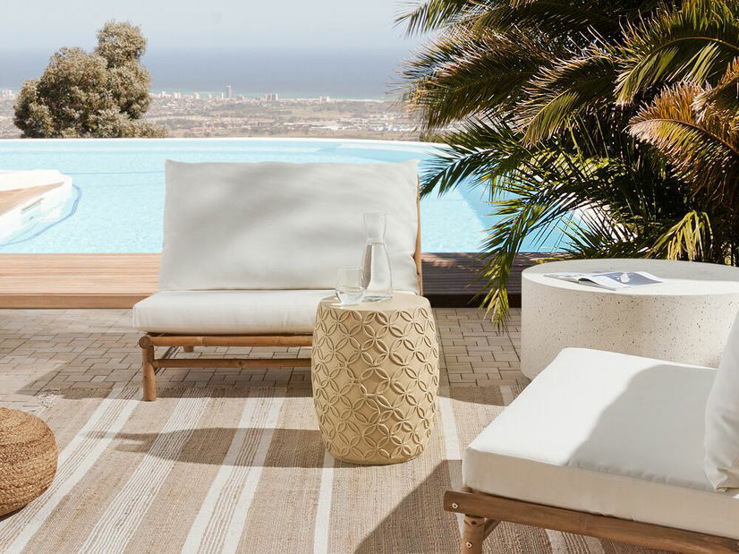 Kézi asztal Zegni (bézs) 