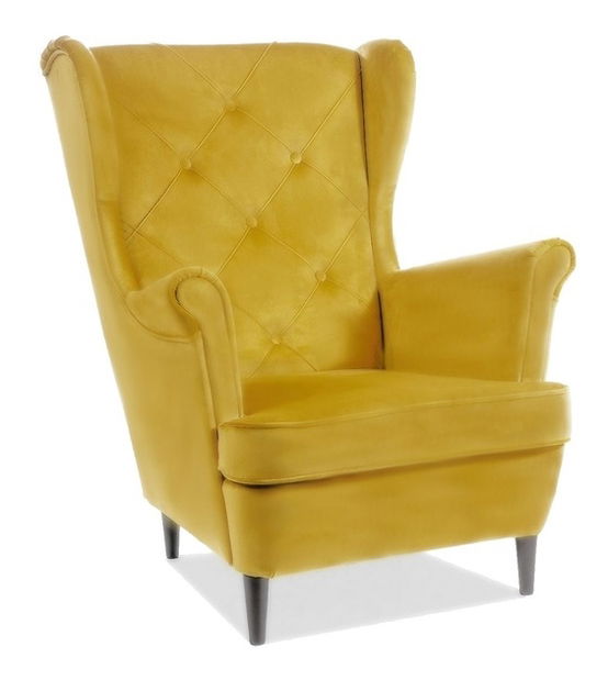 Relax fotel Laure (sárga + wenge)