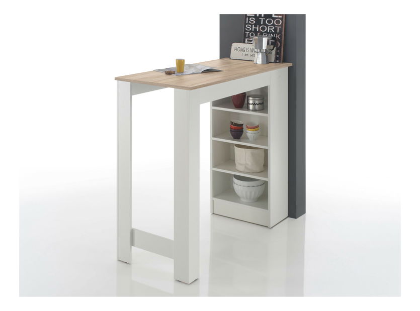 Barski stol Matioso 1 (hrast sonoma + bijela) *Outlet moguća oštećenja