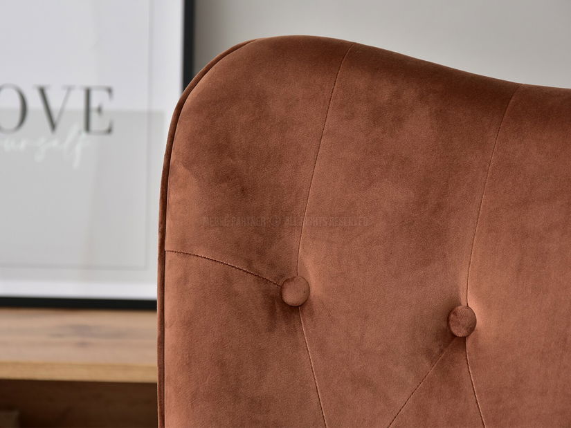 Fotel Truni (réz + fekete)