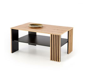 Masă de cafea Femme (stejar artisan + negru)