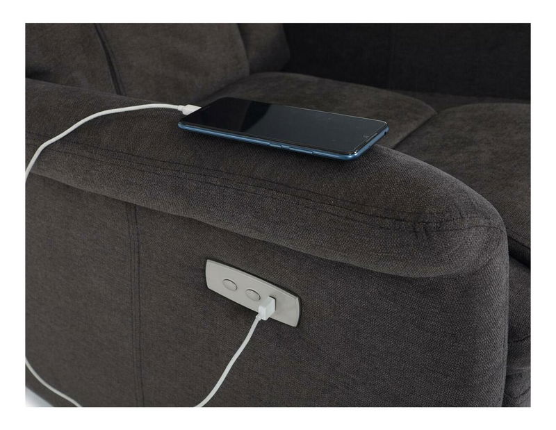 Polohovacie kreslo Traste (hnedá)