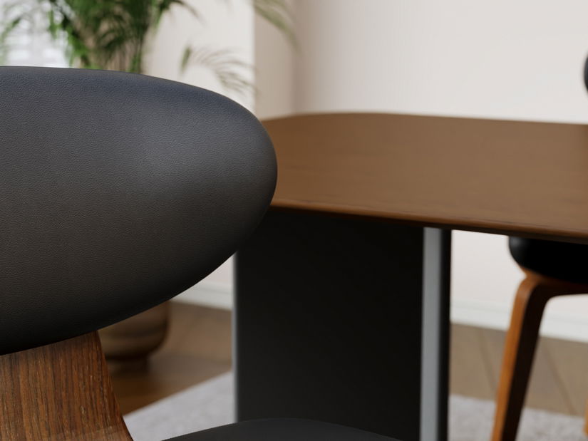 Jedálenská stolička Jugar (čierna)