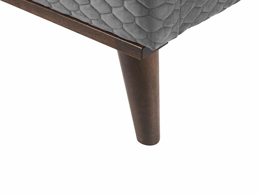 Jednolôžková posteľ 90 cm BARON (svetlosivá) (s roštom)