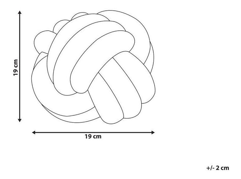 Ozdobný vankúš 19 x 19 cm Malnia (béžová)