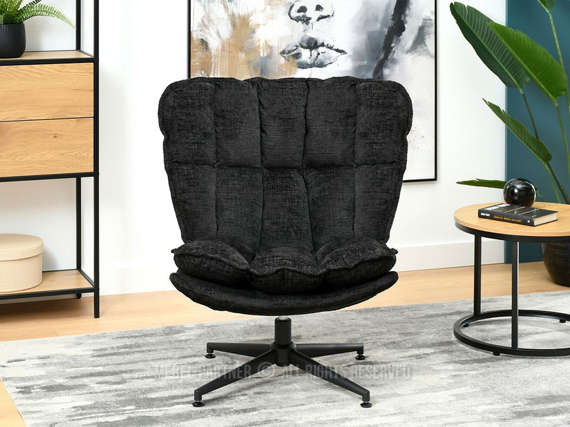 Fotel Jaspier (fekete)