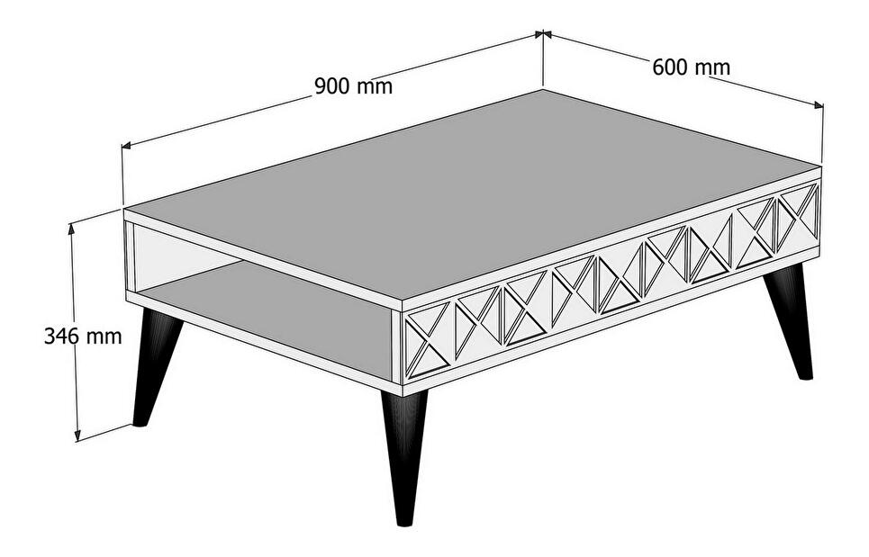 Masă de cafea Loop (Nuc)