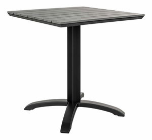 Bistro stôl Crinina (sivá + čierna)