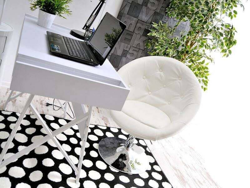 Kreslo Lush 3 (biela + chrómová) *výpredaj