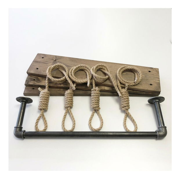 Polica Tulimu 7 (orah + crna)