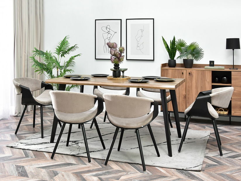 Szék Bjorn K (bézs + fekete)