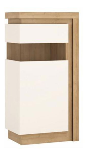 Vitrína Leonan 02 (s osvetlením) (L)