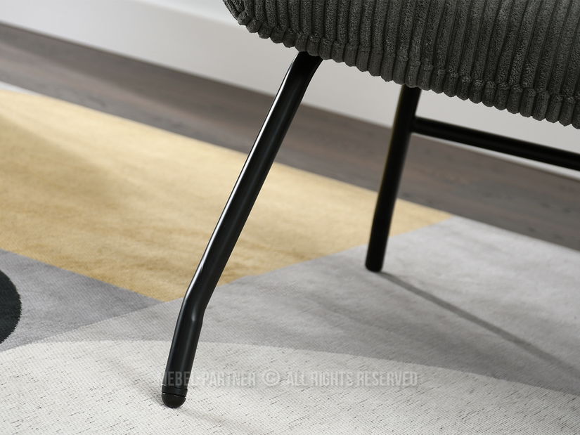 Kreslo Condor (grafit + čierna)