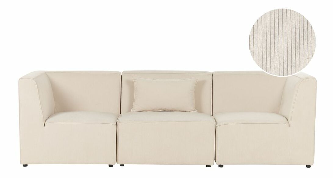 Canapea trei locuri Lemia (bej)