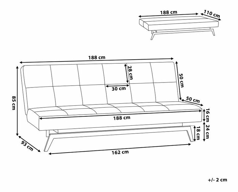 Pohovka trojsedačka Luton *výpredaj