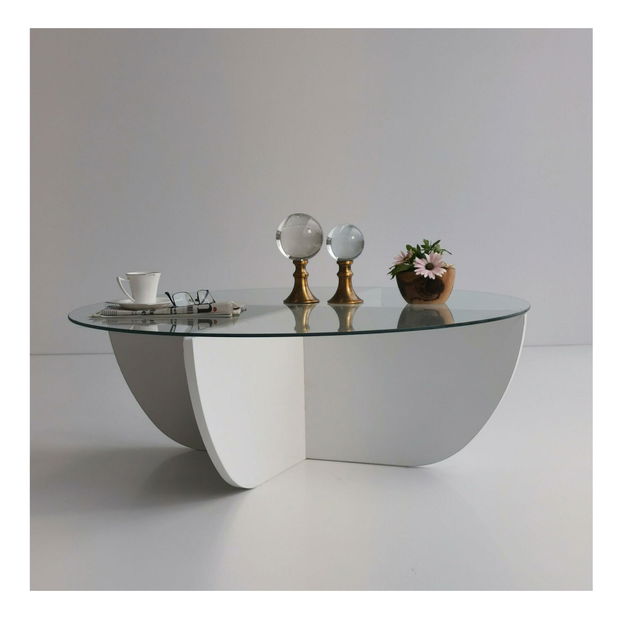 Masă de cafea Lost (Alb)