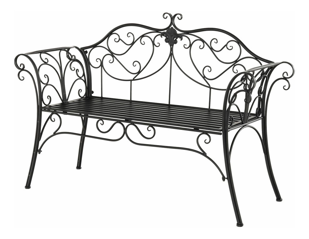 Vrtna klupa Entalia (crna)