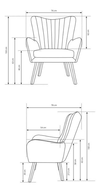 Fotoliu Tau (karamelova)