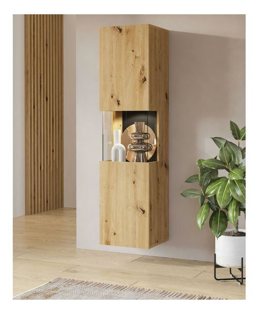 Vitrin Avernic Typ 05 (fekete + artisan tölgy) * kiárusítás