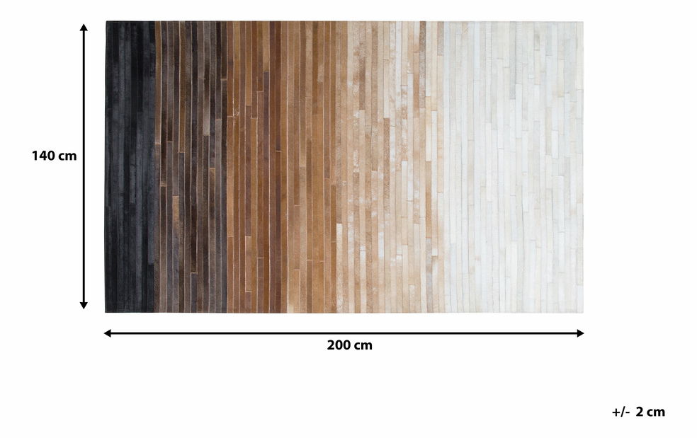 Koberec 200 cm Boulia (svetlobéžová)