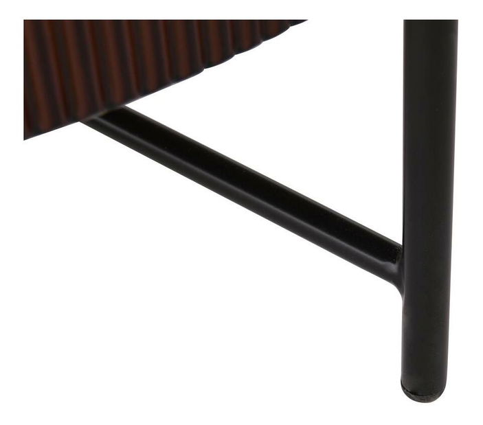 Dohányzóasztal Harrison (fekete + dió)