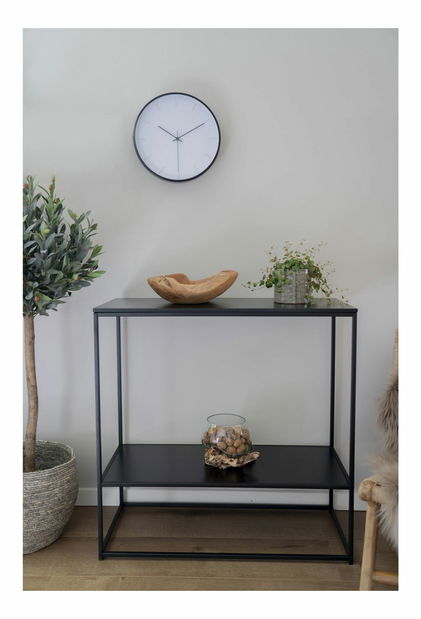 Konzolový stolík Vistalia 8 (čierna)