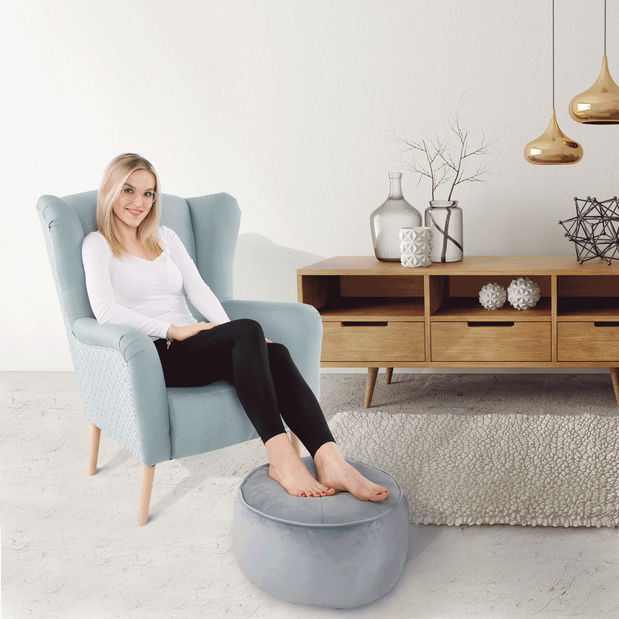 Taburetka Keman (sivá)