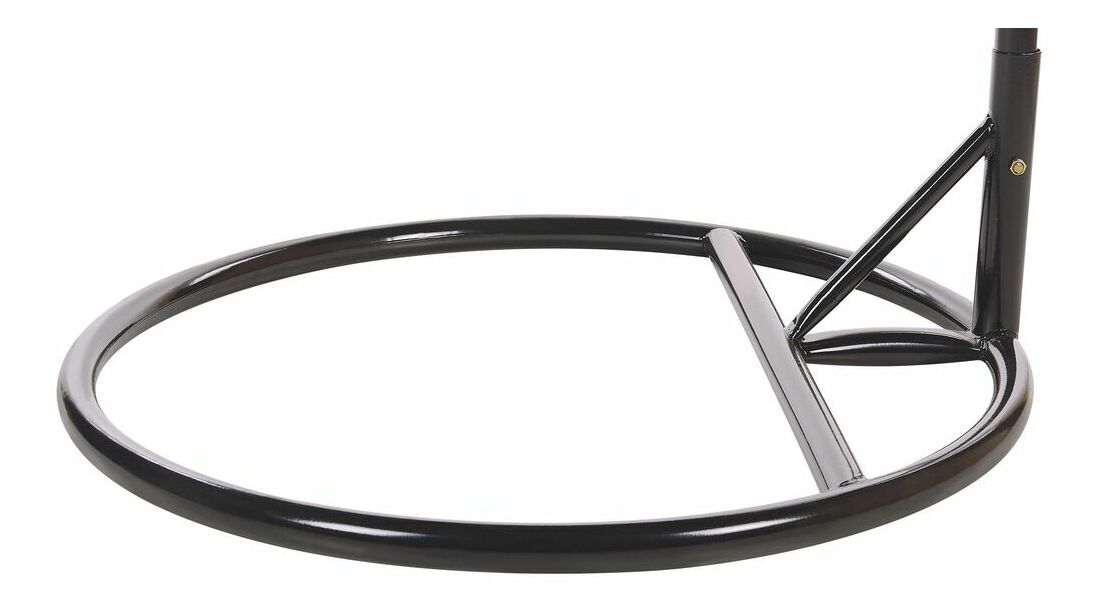 Fotoliu suspendat cu cadru ASISA (poliratan) (bej)