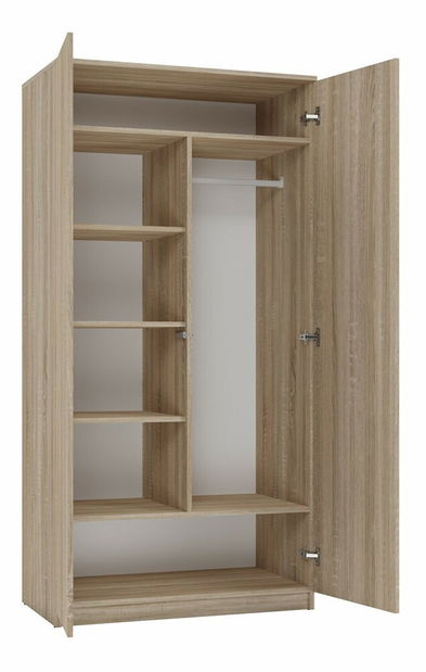Šatníková skriňa Musecalo 3 (dub sonoma)