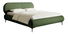 Bračni krevet 160 cm Octave 160 (s podnicom) (s prostorom za odlaganje) (maslinasto zelena + crna)