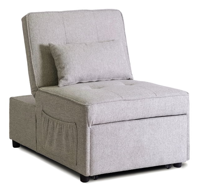 Széthúzható fotel Ibero 80 (szürke) 