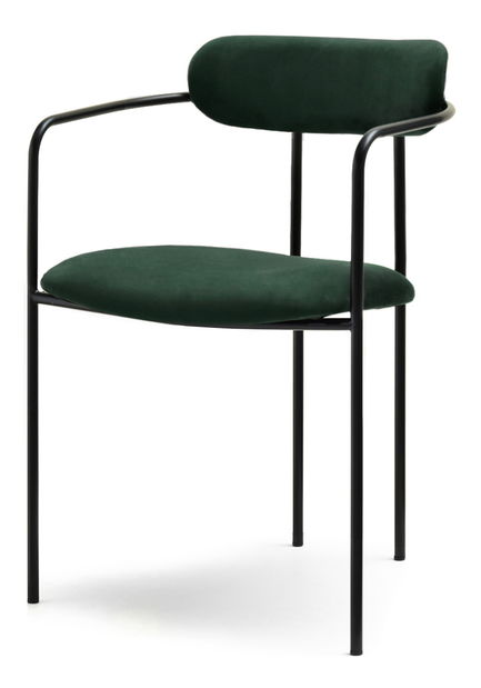 Stolička Magnus (zelená + čierna)