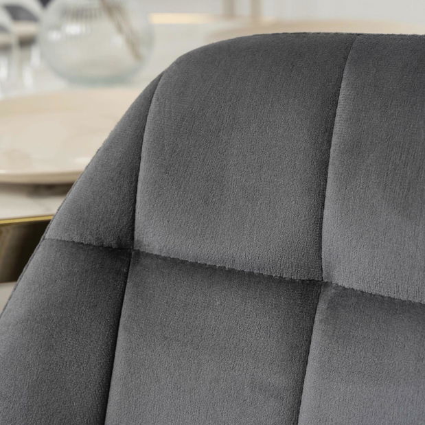 Étkezőszék Ligado (szürke + arany) 