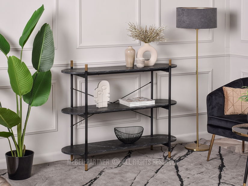 Konzolasztal Inge (fekete)