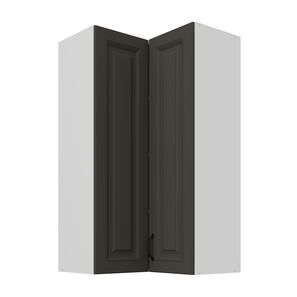 Horná rohová kuchynská skrinka Sheila 60 60 GN 108 2F 90 (korpus: biela + front: grafit)