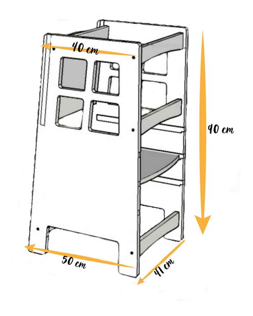 Oktatótorony gyerekeknek Kules (barna)