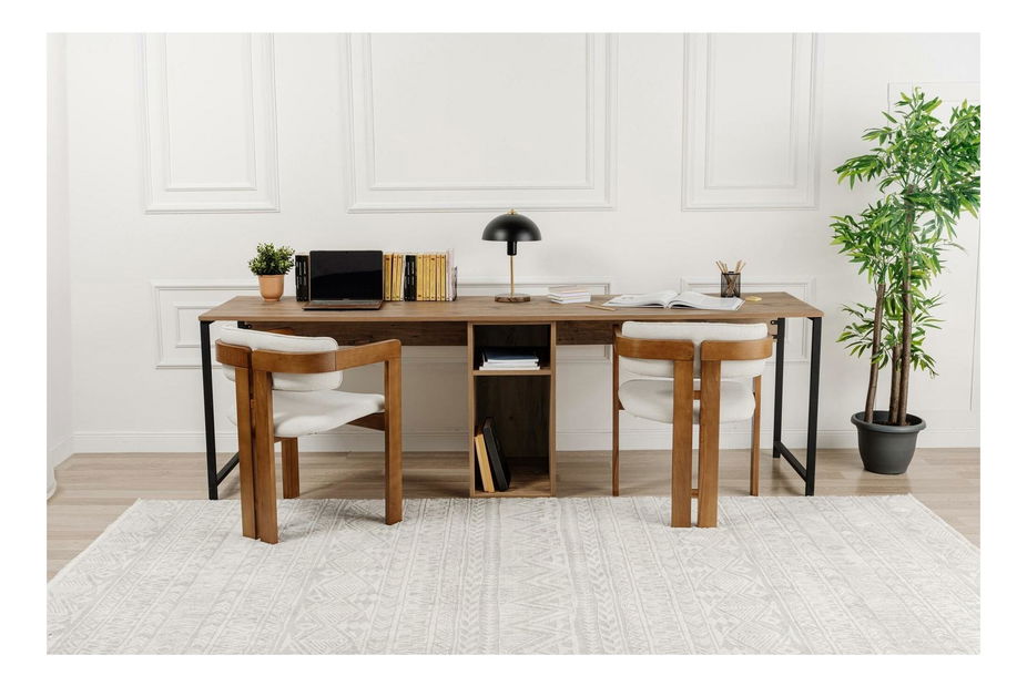 PC stolík Torpedo (borovica atlantická + čierna) 