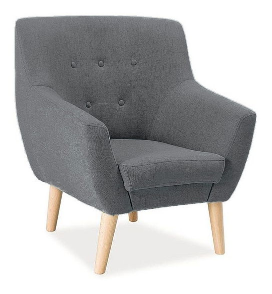 Kreslo Norene (sivá)