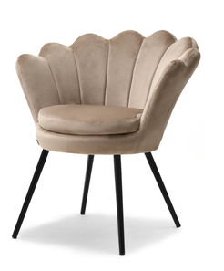 Relaxačné kreslo Laziam (béžová + čierna)