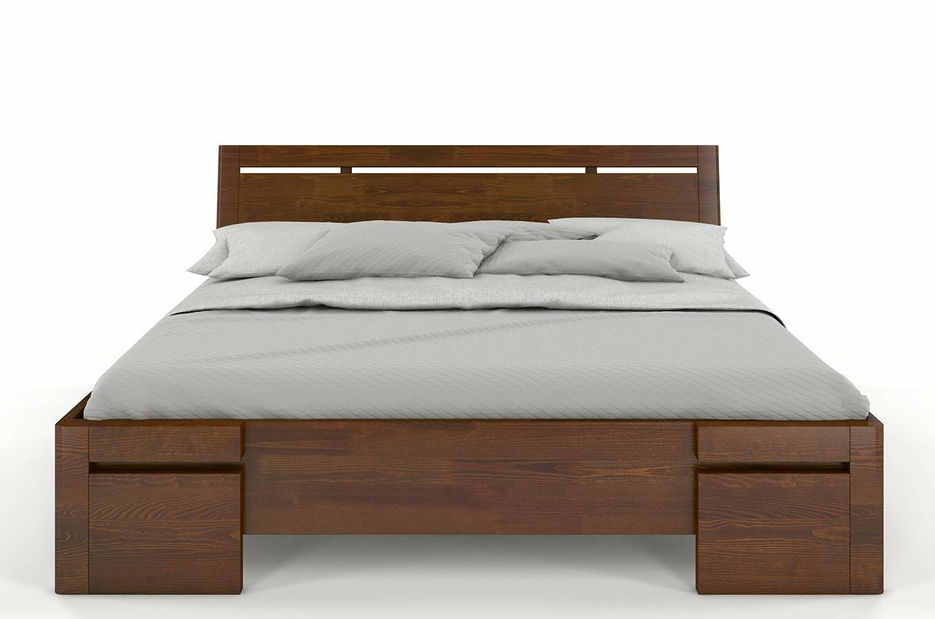 Manželská posteľ 180 cm Naturlig Bokeskogen High (borovica)